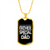To Be A Dad - 18k Gold Finished Luxury Dog Tag Necklace