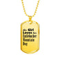 Entlebucher Mountain Dog - 18k Gold Finished Luxury Dog Tag Necklace