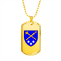 Operational Command East (Ukraine) - 18k Gold Finished Luxury Dog Tag Necklace