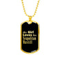 Neapolitan Mastiff v2 - 18k Gold Finished Luxury Dog Tag Necklace
