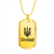Cleveland - 18k Gold Finished Luxury Dog Tag Necklace
