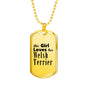 Welsh Terrier - 18k Gold Finished Luxury Dog Tag Necklace