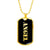 Angel v2 - 18k Gold Finished Luxury Dog Tag Necklace