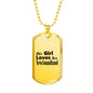Newfoundland - 18k Gold Finished Luxury Dog Tag Necklace