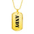 Andy - 18k Gold Finished Luxury Dog Tag Necklace