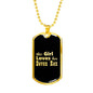 Devon Rex v2 - 18k Gold Finished Luxury Dog Tag Necklace