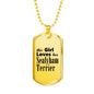 Sealyham Terrier - 18k Gold Finished Luxury Dog Tag Necklace