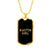 Austin Girl v2 - 18k Gold Finished Luxury Dog Tag Necklace