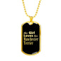 Manchester Terrier v2 - 18k Gold Finished Luxury Dog Tag Necklace