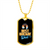Best Buckin' Dad Ever - 18k Gold Finished Luxury Dog Tag Necklace