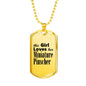 Miniature Pinscher - 18k Gold Finished Luxury Dog Tag Necklace