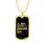 American Curl v2 - 18k Gold Finished Luxury Dog Tag Necklace