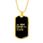 Vizsla v2 - 18k Gold Finished Luxury Dog Tag Necklace