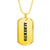 Alberto - 18k Gold Finished Luxury Dog Tag Necklace