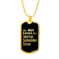 American Staffordshire Terrier v2 - 18k Gold Finished Luxury Dog Tag Necklace
