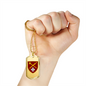 Operational Command West (Ukraine) - 18k Gold Finished Luxury Dog Tag Necklace