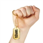 Sonja v01 - 18k Gold Finished Luxury Dog Tag Necklace
