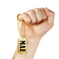 Mae v01 - 18k Gold Finished Luxury Dog Tag Necklace