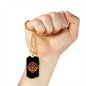 Ukrainian Naval Forces - 18k Gold Finished Luxury Dog Tag Necklace