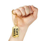 Navy Niece - 18k Gold Finished Luxury Dog Tag Necklace