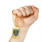 59th Motorized Infantry Brigade (Ukraine) - 18k Gold Finished Luxury Dog Tag Necklace