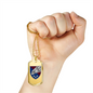 25th Airborne Brigade (Ukraine) - 18k Gold Finished Luxury Dog Tag Necklace
