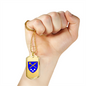 Operational Command East (Ukraine) - 18k Gold Finished Luxury Dog Tag Necklace