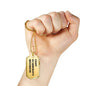 Coast Guardsman's Boyfriend - 18k Gold Finished Luxury Dog Tag Necklace