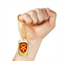 44th Artillery Brigade (Ukraine) - 18k Gold Finished Luxury Dog Tag Necklace