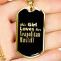 Neapolitan Mastiff v2 - 18k Gold Finished Luxury Dog Tag Necklace