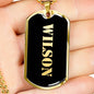 Wilson v2 - 18k Gold Finished Luxury Dog Tag Necklace