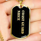 Coast Guard Niece v2 - 18k Gold Finished Luxury Dog Tag Necklace