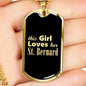 St. Bernard v2 - 18k Gold Finished Luxury Dog Tag Necklace