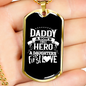 Daddy - 18k Gold Finished Luxury Dog Tag Necklace