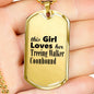 Treeing Walker Coonhound - 18k Gold Finished Luxury Dog Tag Necklace