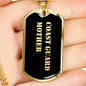 Coast Guard Mother v2 - 18k Gold Finished Luxury Dog Tag Necklace