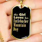 Entlebucher Mountain Dog v2 - 18k Gold Finished Luxury Dog Tag Necklace