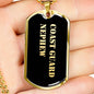 Coast Guard Nephew v2 - 18k Gold Finished Luxury Dog Tag Necklace