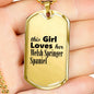 Welsh Springer Spaniel - 18k Gold Finished Luxury Dog Tag Necklace