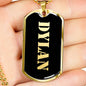 Dylan v2 - 18k Gold Finished Luxury Dog Tag Necklace