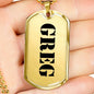 Greg - 18k Gold Finished Luxury Dog Tag Necklace