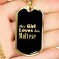 Maltese v2 - 18k Gold Finished Luxury Dog Tag Necklace