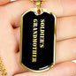 Soldier's Grandmother v2 - 18k Gold Finished Luxury Dog Tag Necklace