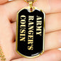 Army Ranger's Cousin v2 - 18k Gold Finished Luxury Dog Tag Necklace