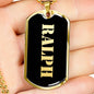 Ralph v2 - 18k Gold Finished Luxury Dog Tag Necklace