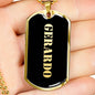 Gerardo v2 - 18k Gold Finished Luxury Dog Tag Necklace