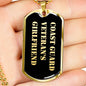 Coast Guard Veteran's Girlfriend v2 - 18k Gold Finished Luxury Dog Tag Necklace