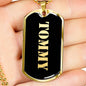 Tommy v2 - 18k Gold Finished Luxury Dog Tag Necklace