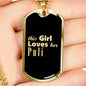 Puli v2 - 18k Gold Finished Luxury Dog Tag Necklace