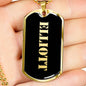 Elliott v2 - 18k Gold Finished Luxury Dog Tag Necklace